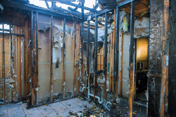 Professional Fire Damage Removal technician working in Oxford, MS